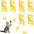 Cat Spring Toys, 30 Pack Cat Spiral Springs for Indoor Cats, Colorful & Durable Plastic Spring Coils Attract Cats to Swat, Bite, Hunt, Interactive Toys for Cats and Kittens