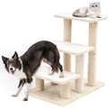 Pet Stairs, 3 Steps Wooden Stairs for Dogs and Cats, Stable 24.5 inch Dog Stair Protect Pet's Joints, for Senior Cats and Dogs, Joint Injuries or Other Pets with Limited Mobility
